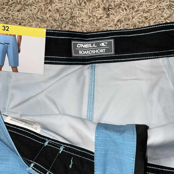O’Neill Men’s Quick Dry Lightweight Boardshort Shorts Blue, Size 32 (New) - Picture 8 of 9